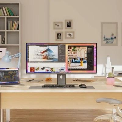 Actual product image Alogic Edge Ultrawide 40 Zoll 5K Monitor 21:9 Space Grey (40")