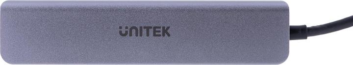 Actual product image Unitek HUB USB-C 7IN1, HDMI 4K, PD,,ALU (USB-C, 7 Ports)