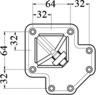 Produktbild Camar Tischfüsse 60/60 mm