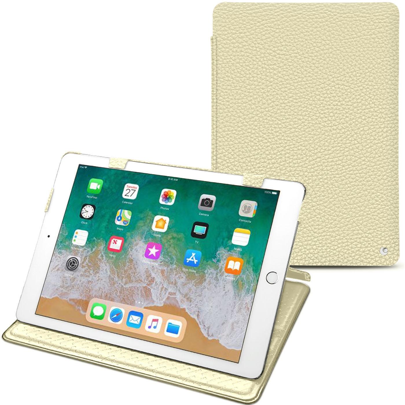 Thumbnail - Noreve Lederschutzhülle horizontal (iPad 9.7), Tablet Hülle, Weiss