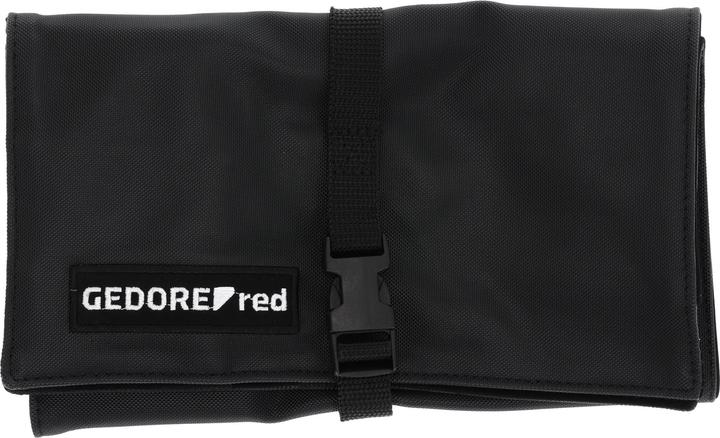 Produktbild Gedore Red red Werkzeug-Rolltasche für 12 Schlüssel, Mit Fach für Kleinteile, Ohne Bestückung, Schwarz (1 Teile)