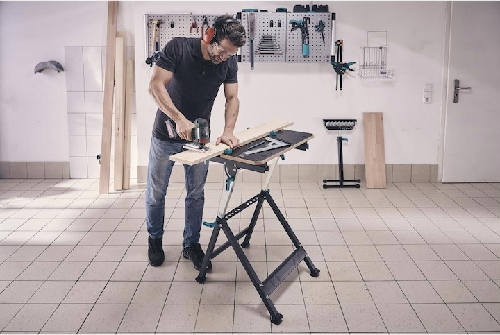Actual product image wolfcraft MASTER 650 ERGO Clamping and Working Table (65 cm, 72 cm)
