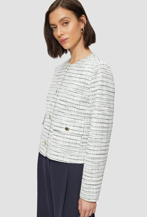 Immagine prodotto S.Oliver Indoor-Blazer Gefütterte Bouclé-Jacke mit Zierknöpfen (48)