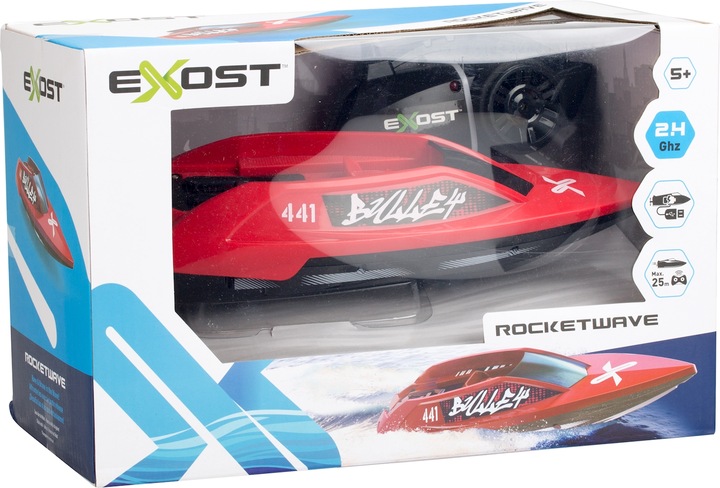 Actual product image Silverlit Rocketwave racing boat