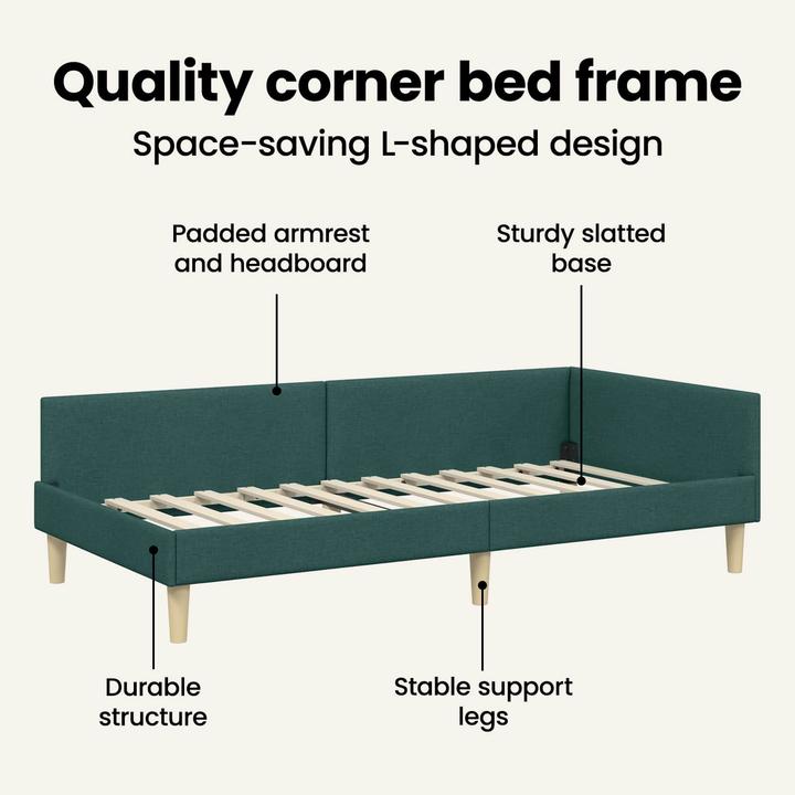 Actual product image vidaXL Modernes Bettgestell (80 x 200 cm)