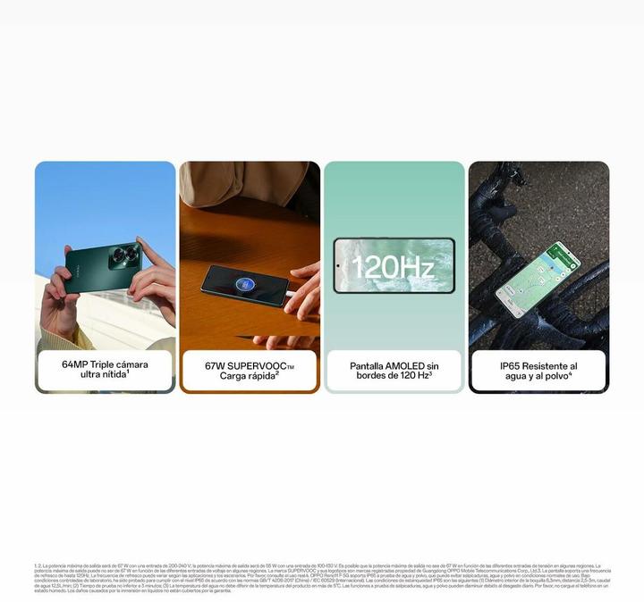 Produktbild OPPO Reno 11 F (256 GB, Ocean Blue, 6.70", Dual SIM, 5G)