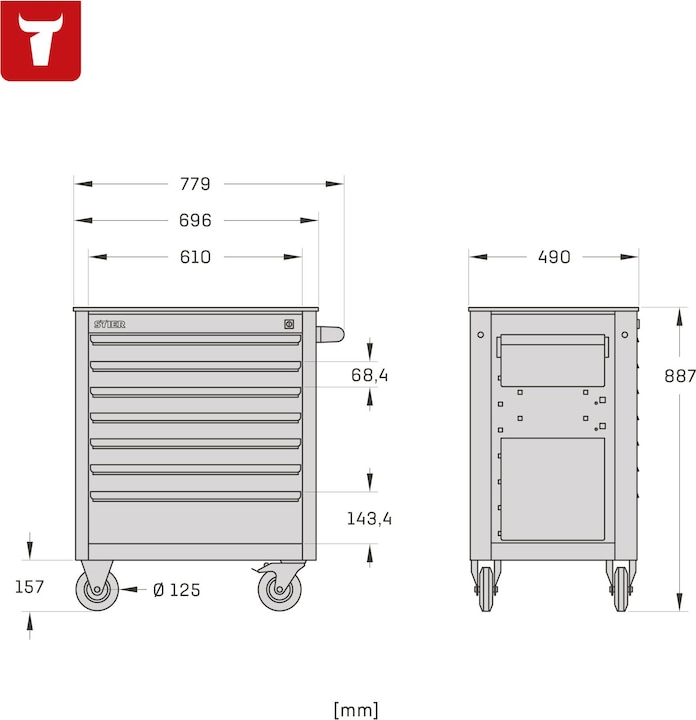 Produktbild Stier Werkstattwagen (7 x)