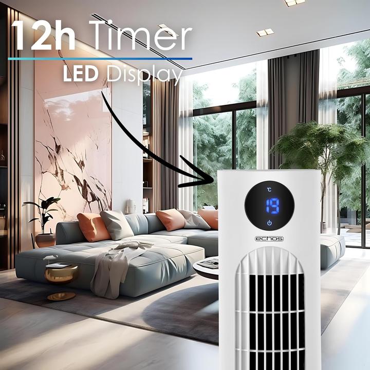 Actual product image Leiser Turmventilator