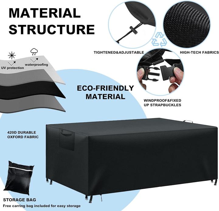 Image du produit Wuayami Bâche de protection pour meubles de jardin
