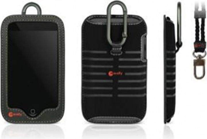 Macally Bella Ledertasche für iPod touch 2G/3G Black