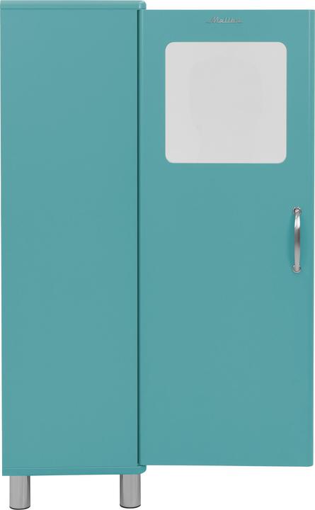 Actual product image tenzo Malibu half cabinet metal/wooden material 50x41x143 cm (50 x 41 x 143 cm)