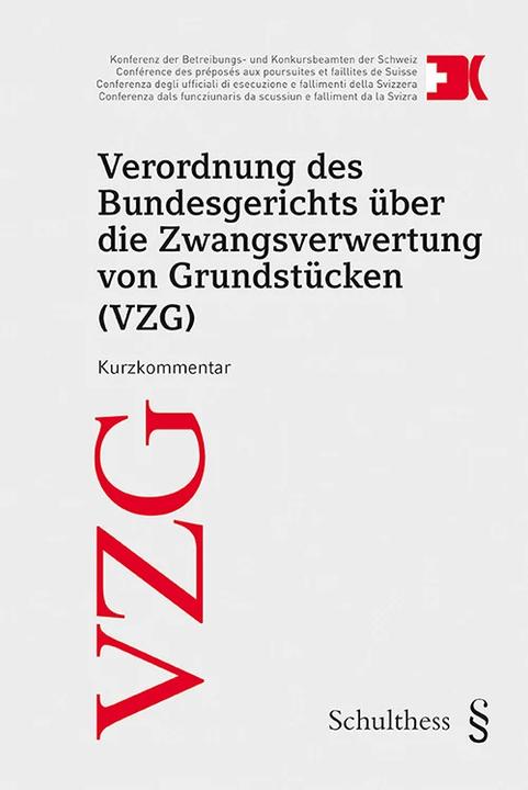 Produktbild VZG Kurzkommentar (Deutsch, Konferenz der Betreibungs- und Konkursbeamten der Schweiz, 2023)