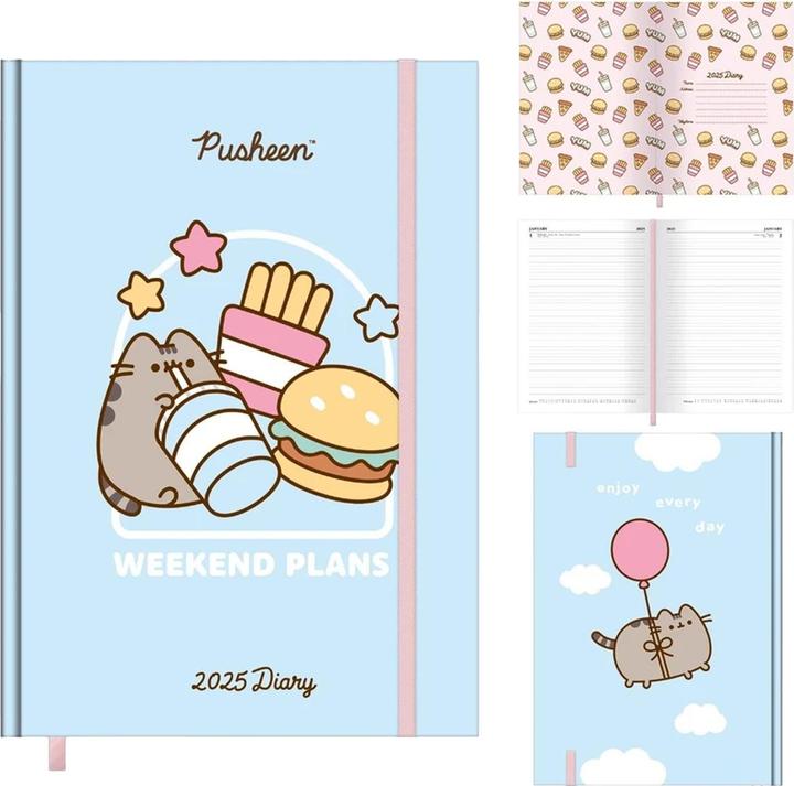 Actual product image Pusheen 2025 A5 Diary