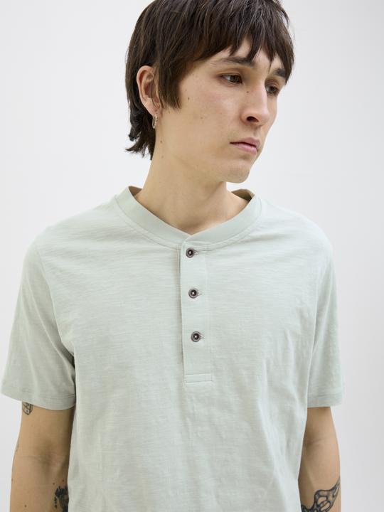 Produktbild Jack & Jones Einfarbig Mandarin Kragen T-shirt T-shirt