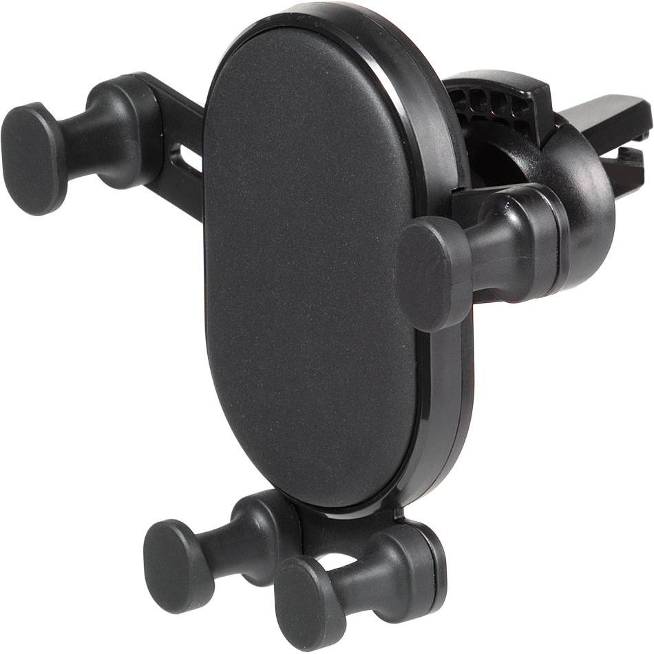 Vivanco automobili, telefoni, tvirtinamas prie Butler Air Vent (61631), Supporto per smartphone, Nero