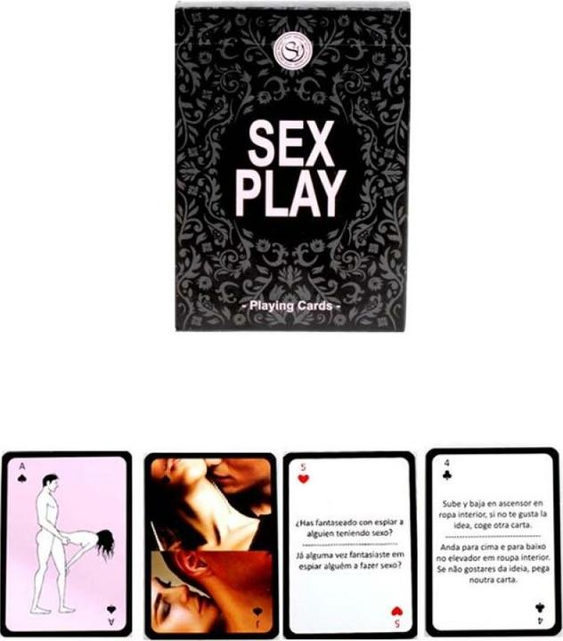 Actual product image Secret play Secretplay Juego De Cartas Sex Play Es/En (Deck of cards, English, Spanish)