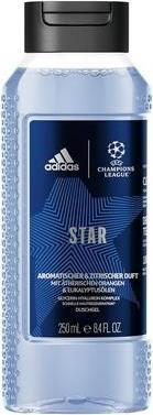 Actual product image adidas UEFA Star Edition Men's Shower Gel Vegan Formula 250ml (250 ml)