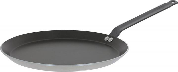 de Buyer CHOC RESTO INDUCTION Crêpes Pfanne Antihaft 30cm (30 cm, Crêpe Pfanne, Edelstahl, Aluminium)