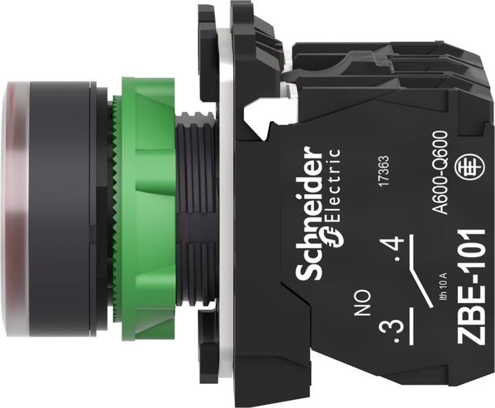 Produktbild Schneider Electric PUSHBUTTON LED 120VAC 22MM XB5B +OPTIONS