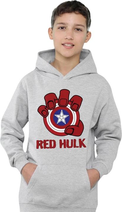 Produktbild Captain America Kapuzenpullover Zum Überziehen meliert (128)