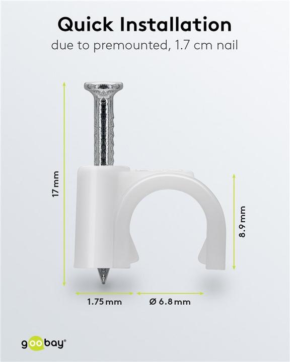 Produktbild Goobay Kabelschelle