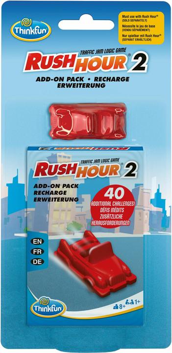 Image du produit Ravensburger ThinkFun - 76614 - Rush Hour 2 - Extension pour le jeu original Rush Hour. Avec de nouveaux (Français, Allemand, Anglais)