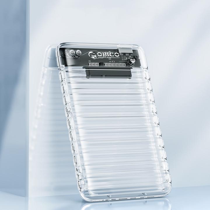 Image du produit Orico 2139U3-V1 2,5" HDD/SSD USB Micro-B 5Gb/s Festplattenlaufwerk - Transparent (2.5")