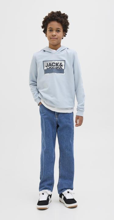 Actual product image Jack & Jones Jcologan Ss24 Print Sweat Hood Sn Jnr (176)