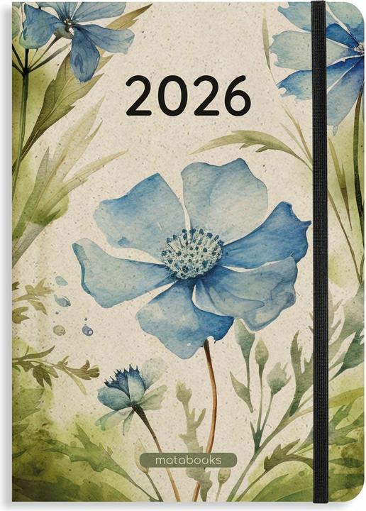 Produktbild Matabooks - A5 Kalender Samaya 2026 Farbe: Spring Green (DE/EN) (A5)