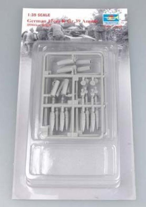 Actual product image Trumpeter German 17cm K Gr.39 Ammo