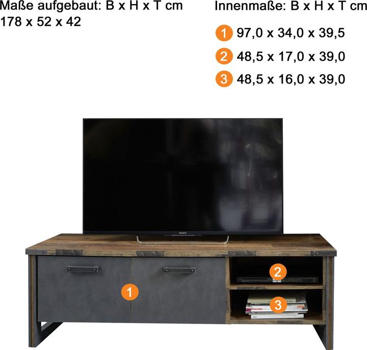 Immagine prodotto Trendteam Molo principale (178 x 42 x 52 cm)