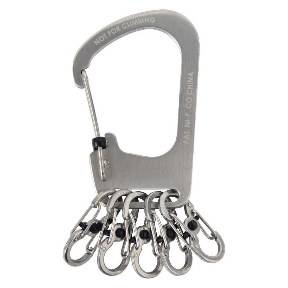 Nite Ize, Sleutelhanger, SlideLock KeyRack™, Zilver