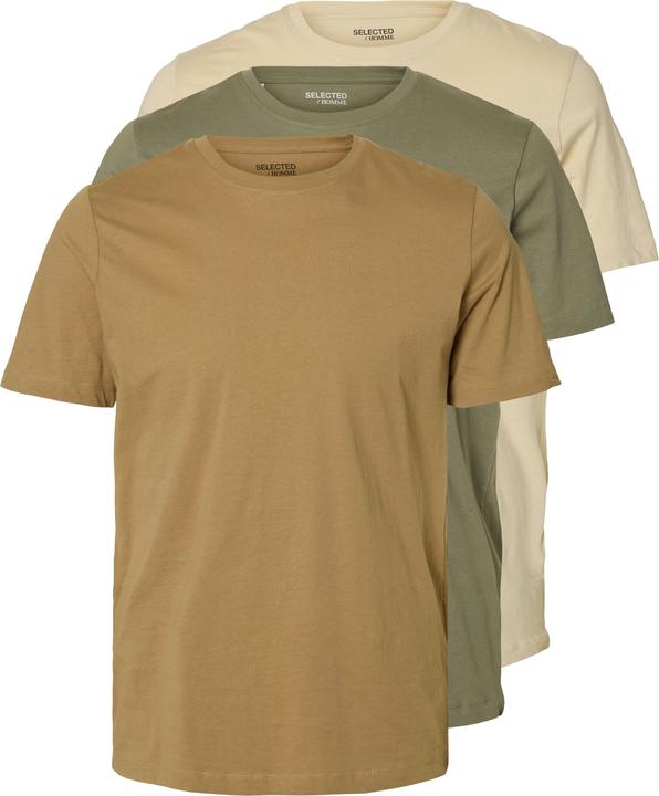 Selected 3er-Pack Baumwoll T-Shirt (L)