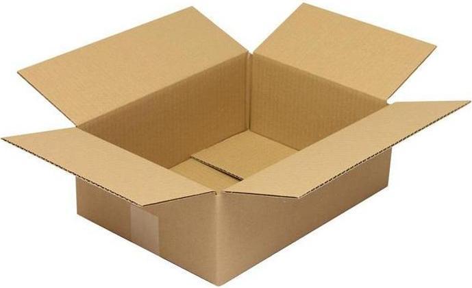Actual product image Transpak Folding carton 1-wall height creasing dimensions 350x250x120mm C4 quality 1.20 C brown brown (25x)