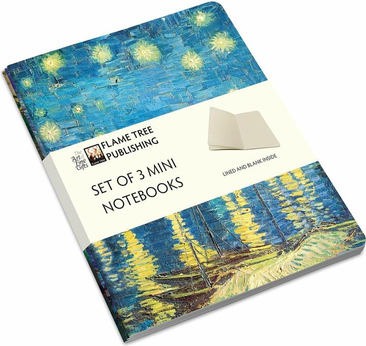 Immagine prodotto Set di 3 mini taccuini Vincent van Gogh (Nessuna rilegatura)