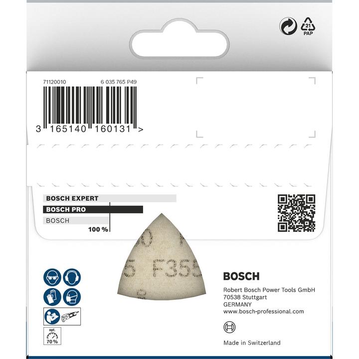 Produktbild Bosch Professional Zubehör PRO F355 Schleifblatt, 93 mm, G180 (180)