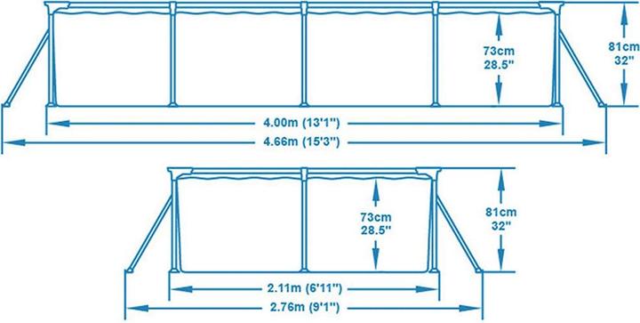 Produktbild Bestway Pool (400 x 211 x 81 cm)