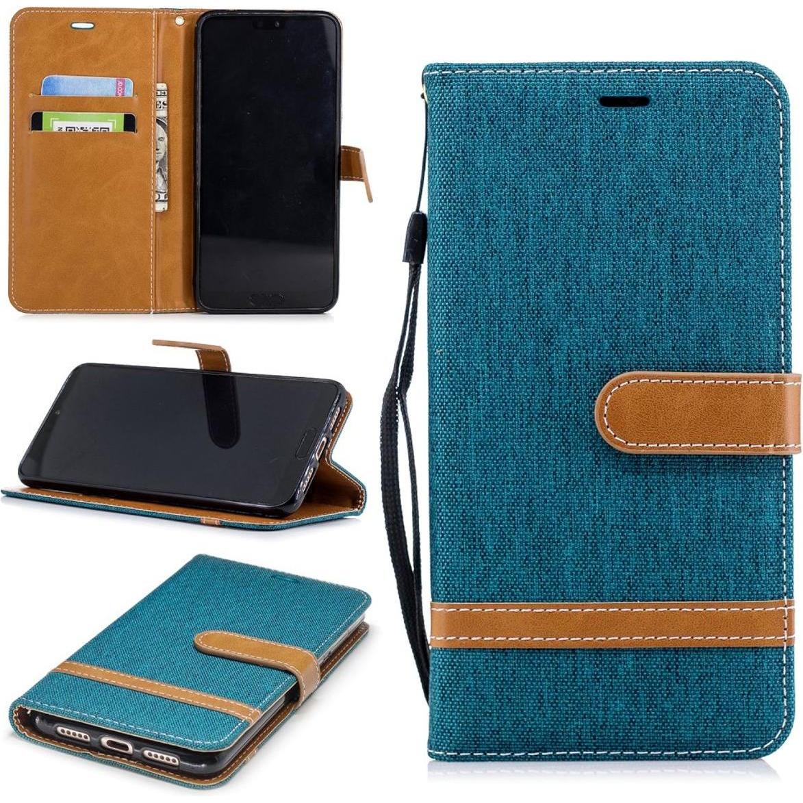 König Design Hülle Handy Schutz für Huawei P20 Pro Case Cover Tasche Wallet Etui Handyhülle (Huawei P20 Pro), Smartphone...