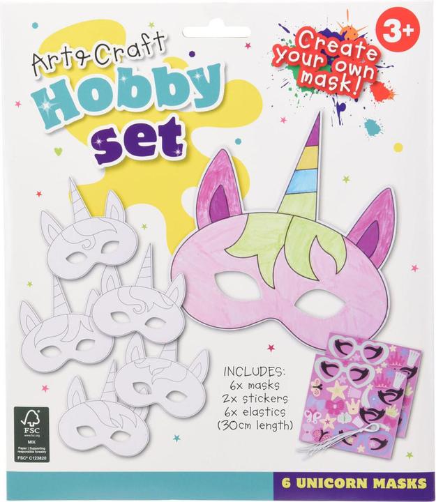 Image du produit Fabrication de masques de licorne, lot de 6