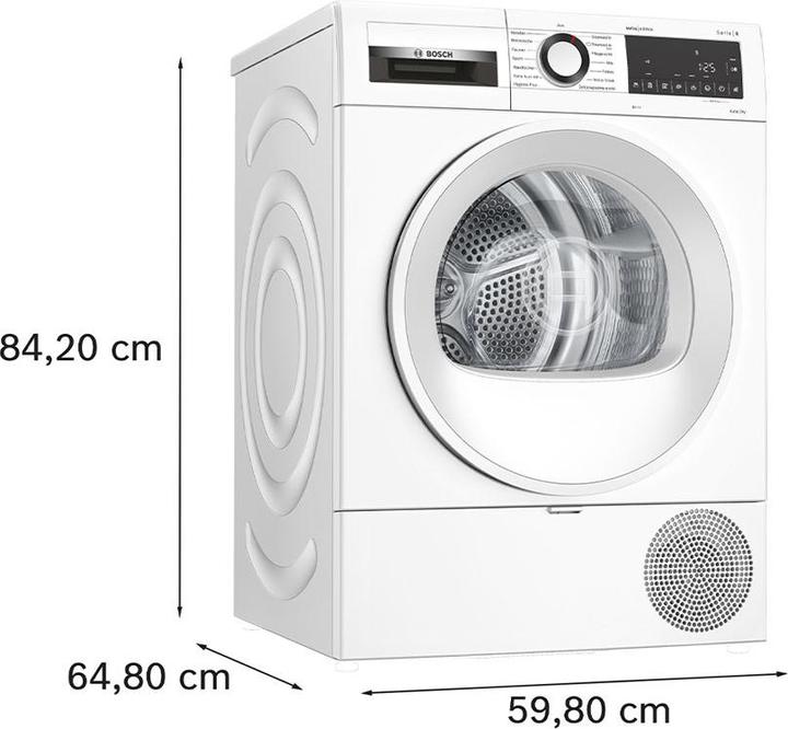 Image du produit Bosch Hausgeräte WQG233D1CH (8 kg, Droite)