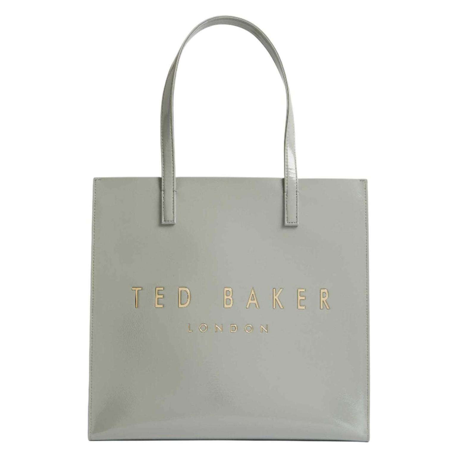 Ted Baker, Damen, Tasche, Crinkon Crinkle Large Icon Bag, Grün