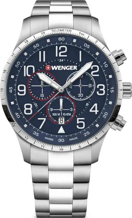 Produktbild Wenger 01.1543.118 (Chronograph, 44 mm)