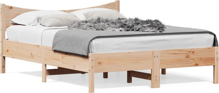 Produktbild VidaXL Bett Kiefer (135 x 190 cm)
