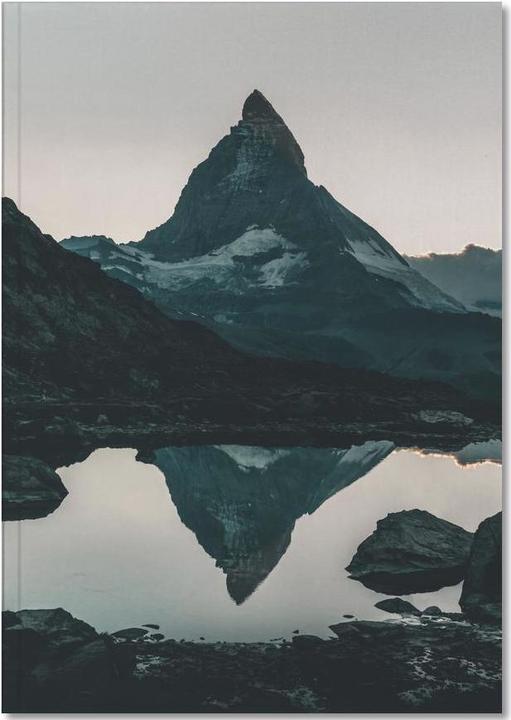 Juniqe Zermatt - Mountains (A4, Dotted, Hardcover)