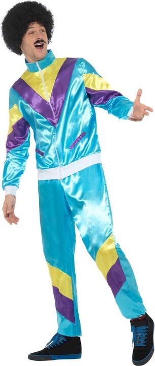 Actual product image Smiffys Retro tracksuit (M)