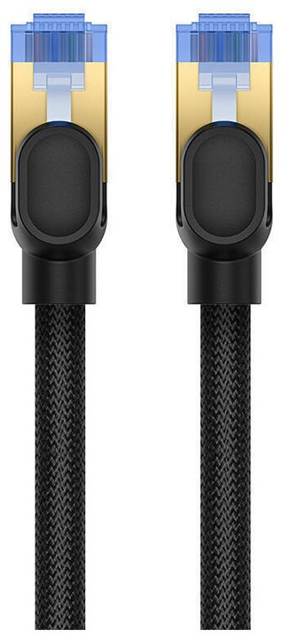 Produktbild Baseus Braided network cable cat.7 Ethernet RJ45, 10Gbps, 5m (black) (S/UTP, CAT7, 5 m)