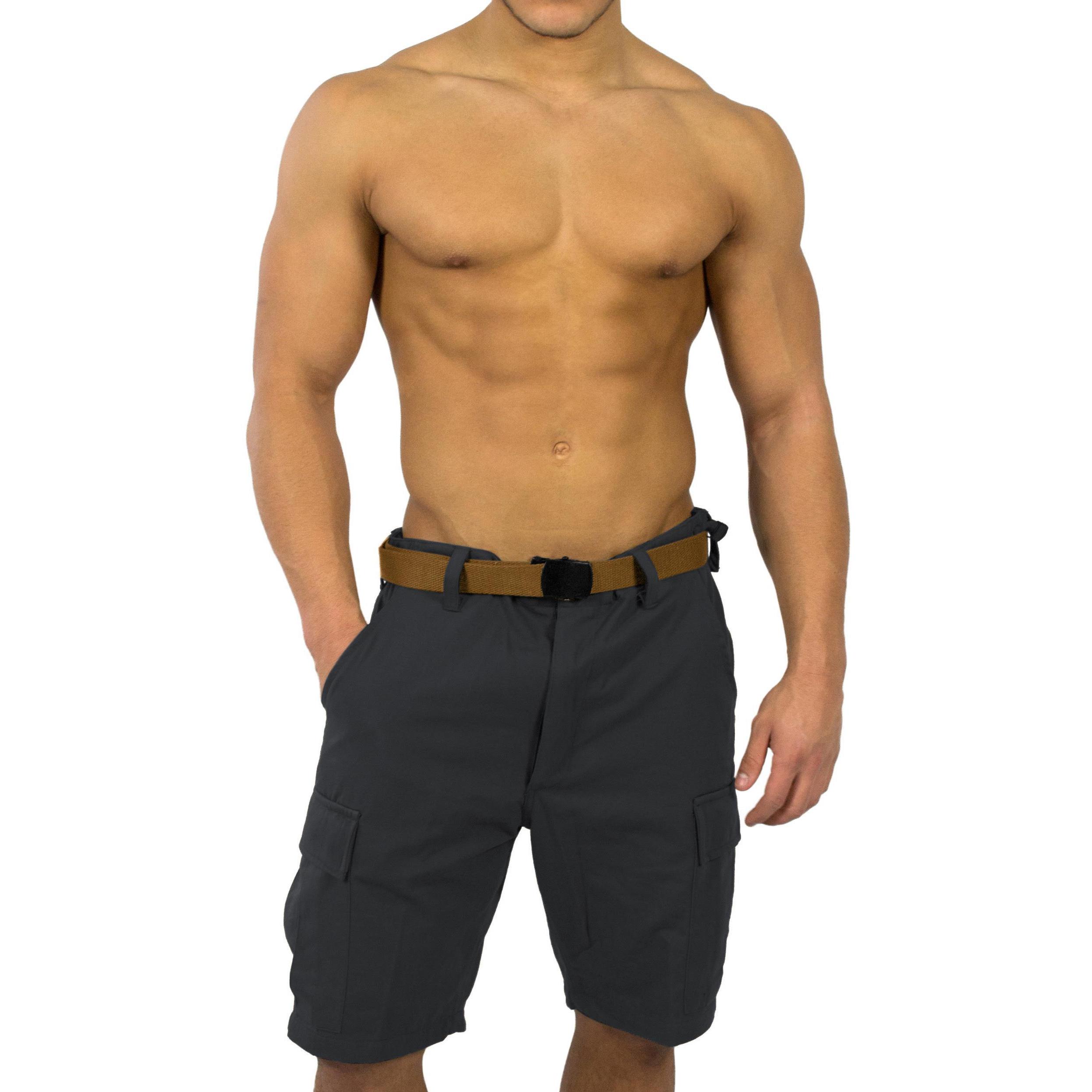 Normani, Herren, Shorts, Herren BDU Shorts Dasht - 8480, Grau, (3XL)