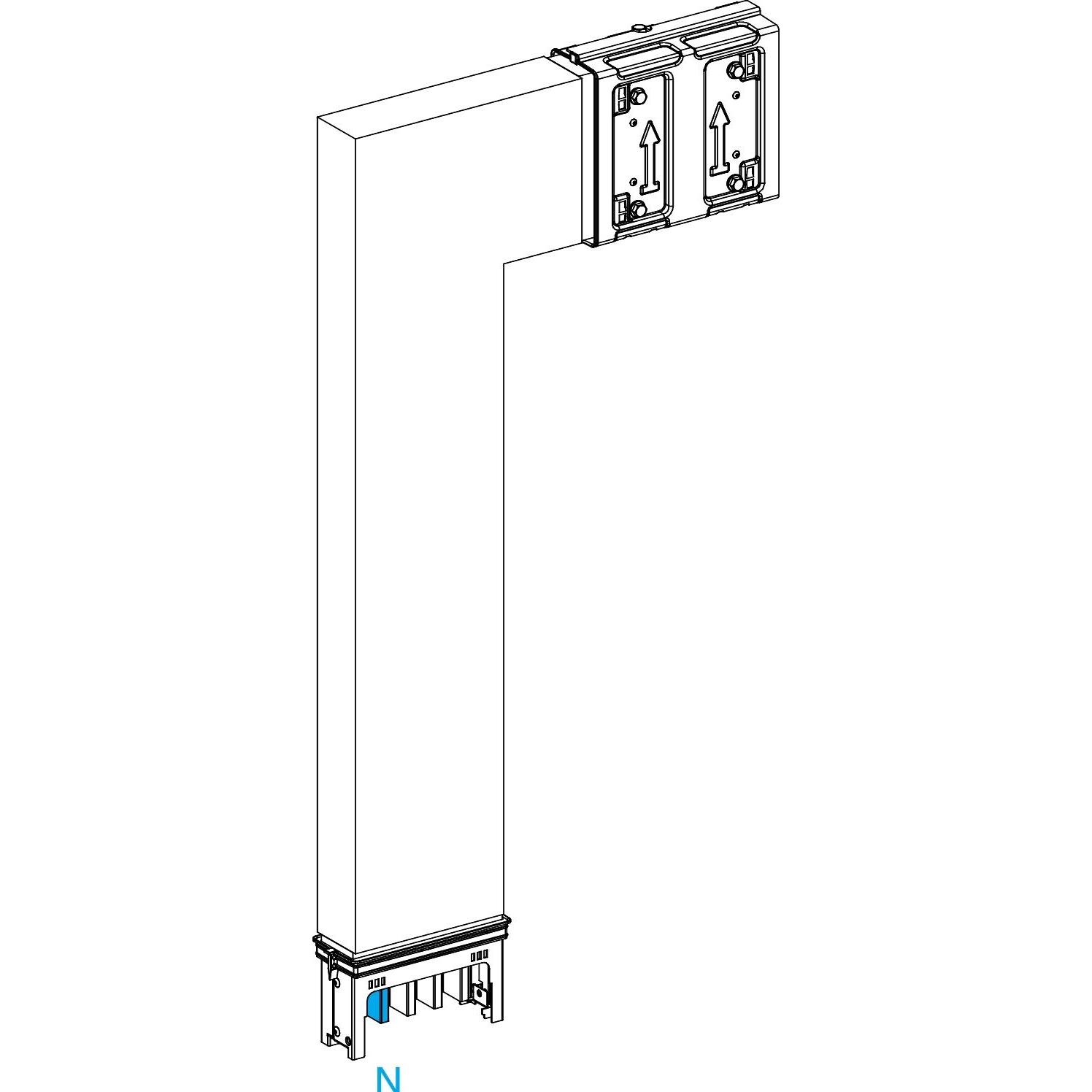Schneider Electric SE KSA250DLF41A KSA Winkelelement WahllÃ¤nge (Verteiler), Elektronikzubehör + Gehäuse, Weiss