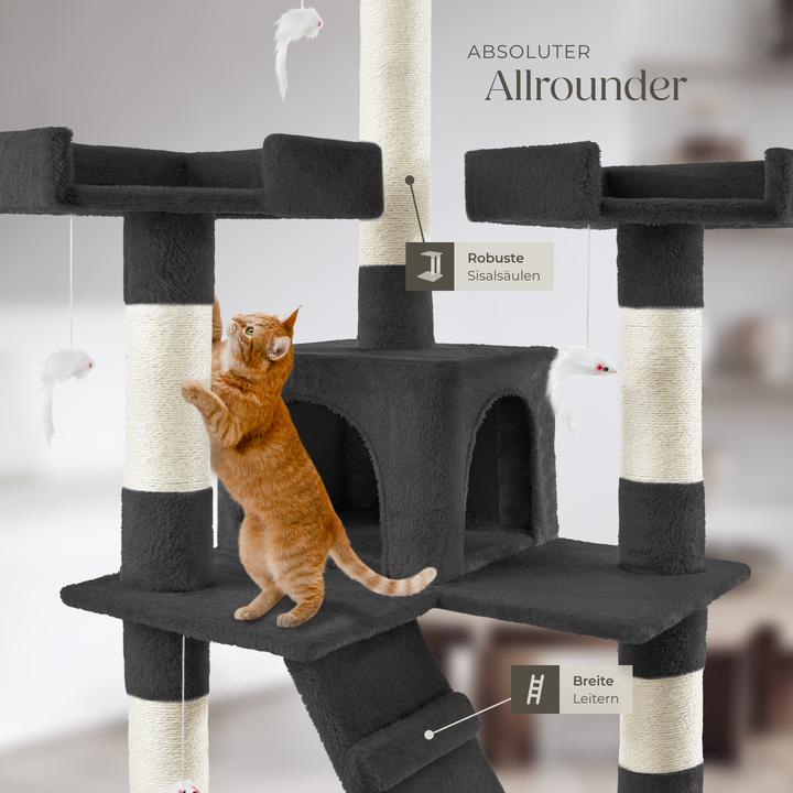 Produktbild tectake Barney (170 cm, Schwarz)