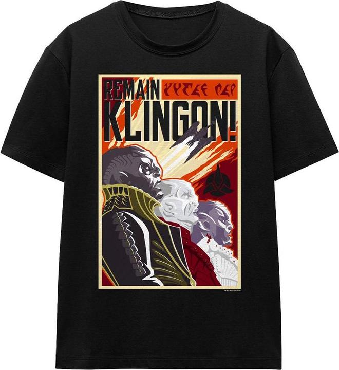 Produktbild Universal Textiles Remain Klingon TShirt (L)